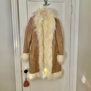 urban outfitters spell / penny lane suede coat